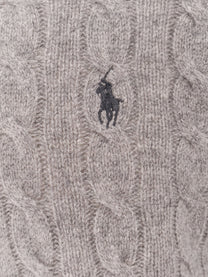Polo Ralph Lauren Men's Wool an Cashmere Cable Knit Sweater Grey