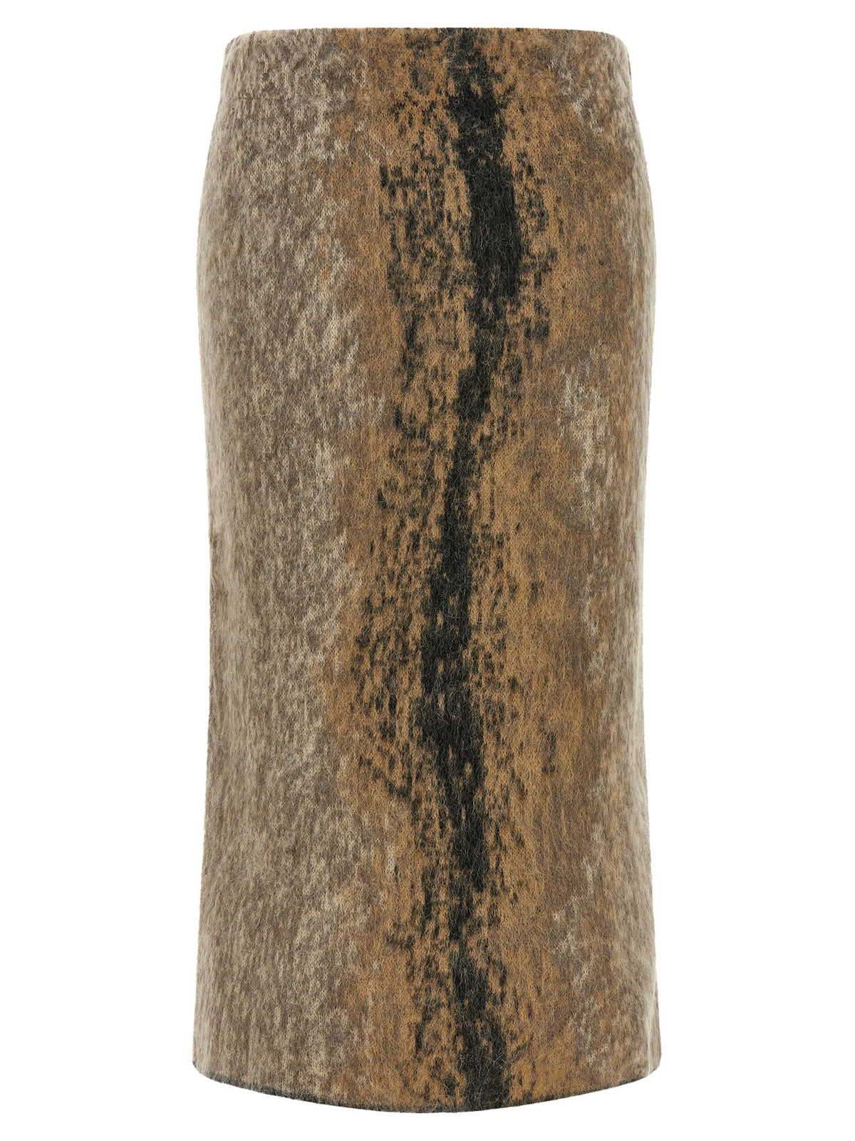 Nude Lucy Wool and Alpaca Skirt Brown