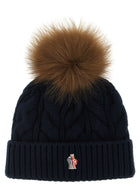 Moncler Grenoble Wool and Cashmere Beanie Blue