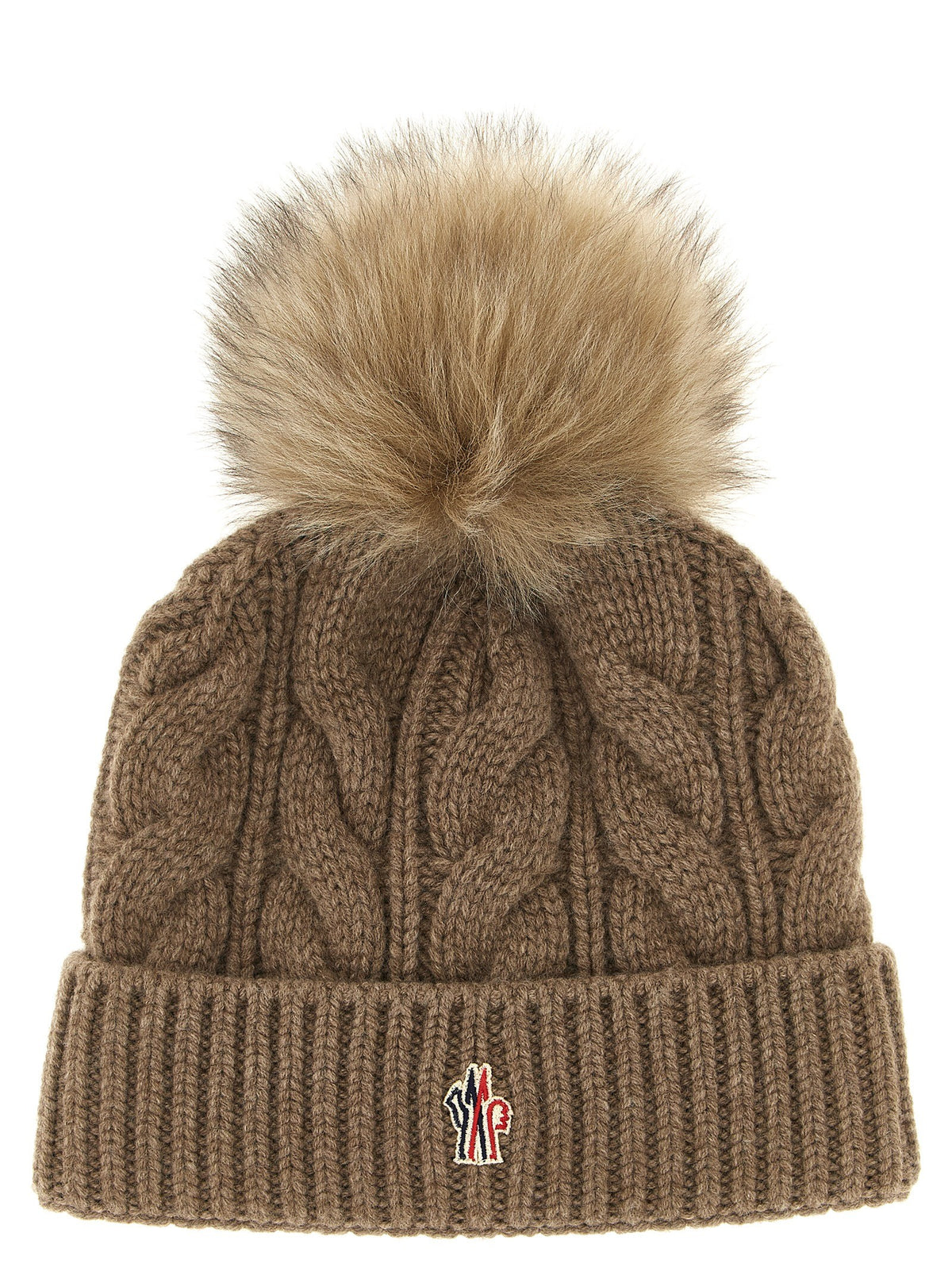 Moncler Grenoble Wool and Cashmere Beanie Brown