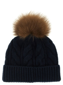 Moncler Grenoble Wool and Cashmere Beanie Blue