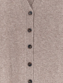 ASPESI Women's Wool and Cashmere Blend Cardigan Grey