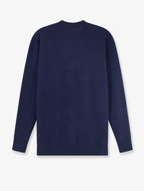 ASPESI Women's Wool and Cashmere Blend Cardigan Blue