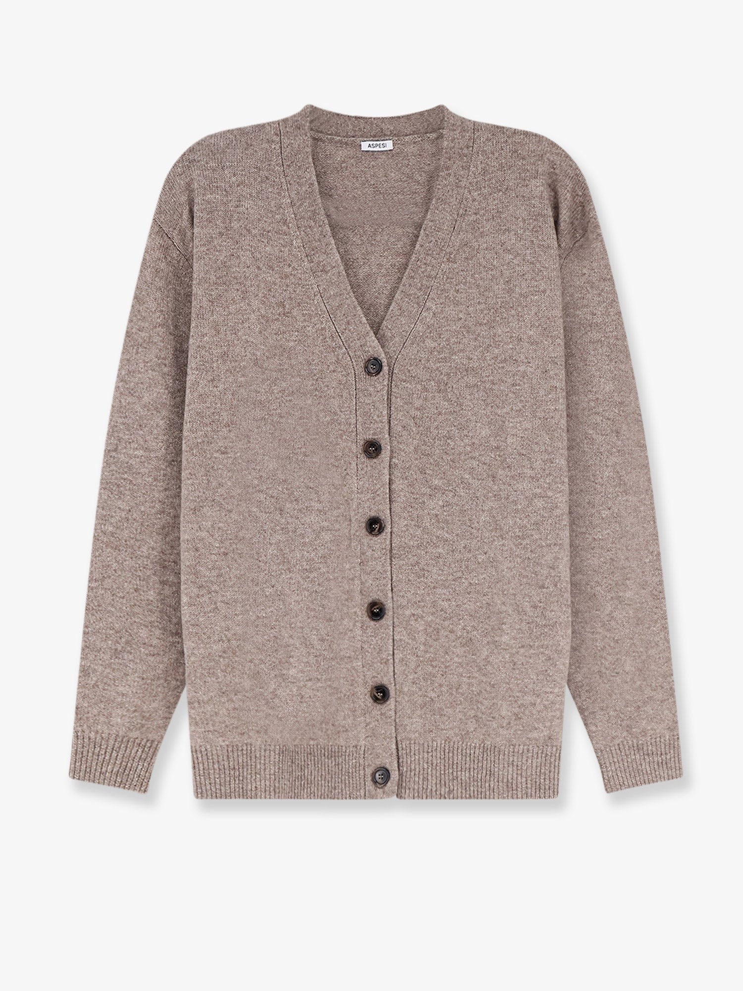 ASPESI Women's Wool and Cashmere Blend Cardigan Grey