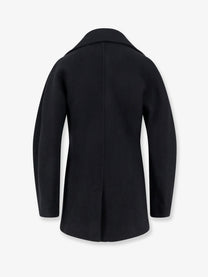 Toteme Women's Wool and Cashmere Blend Coat Black