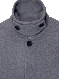 DUNST Women's Wool and Cashmere Blend Coat Grey