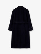 DUNST Men's Wool and Cashmere Blend Coat Black