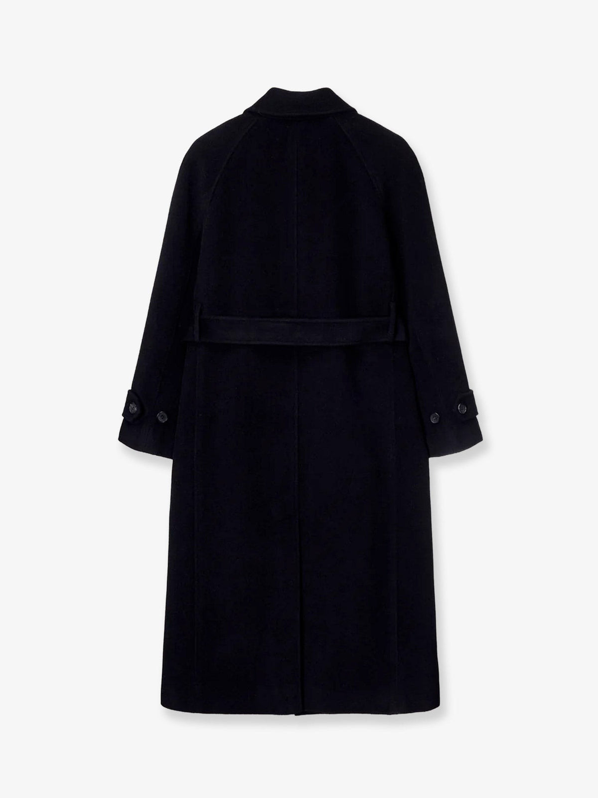 DUNST Men's Wool and Cashmere Blend Coat Black