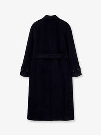 DUNST Men's Wool and Cashmere Blend Coat Black