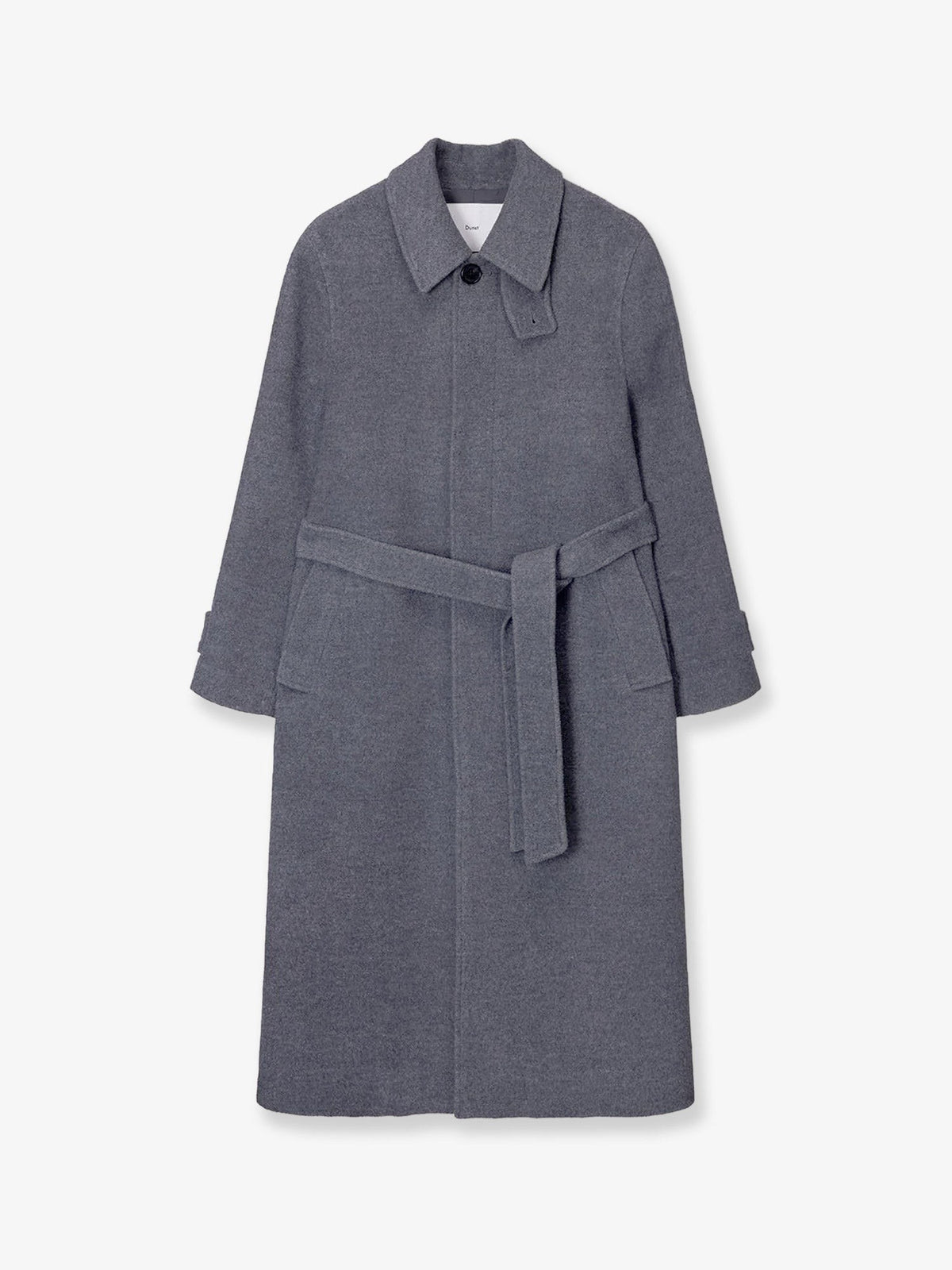 DUNST Women's Wool and Cashmere Blend Coat Grey