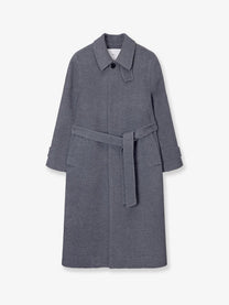 DUNST Women's Wool and Cashmere Blend Coat Grey