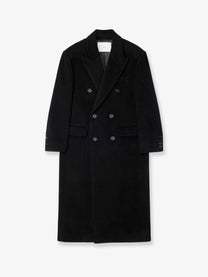 DUNST Women's Wool and Cashmere Blend Coat Black
