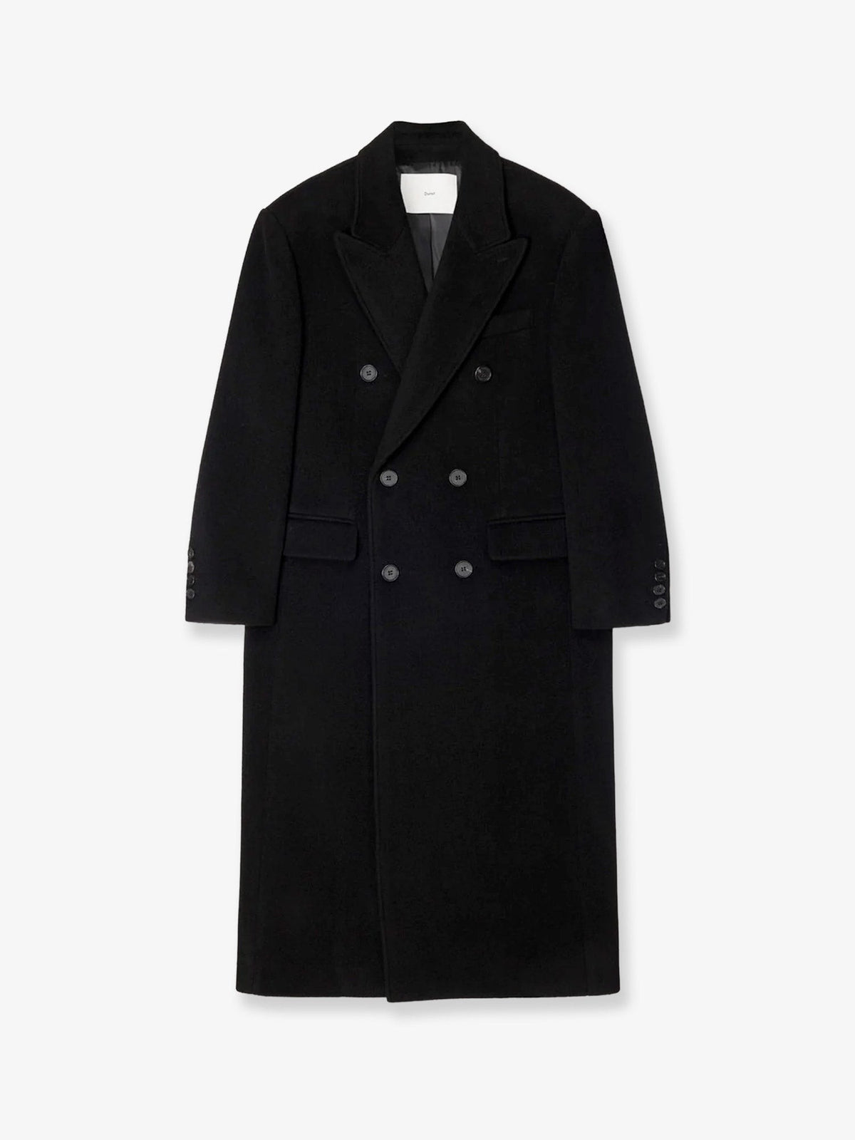 DUNST Women's Wool and Cashmere Blend Coat Black