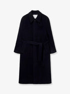 DUNST Men's Wool and Cashmere Blend Coat Black