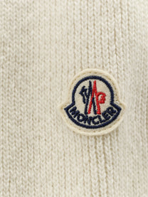 Moncler Women's Wool and Cashmere Blend Padded Jacket White