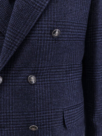 Brunello Cucinelli Men's Wool and Cashmere Blend Suit Blue, view 3