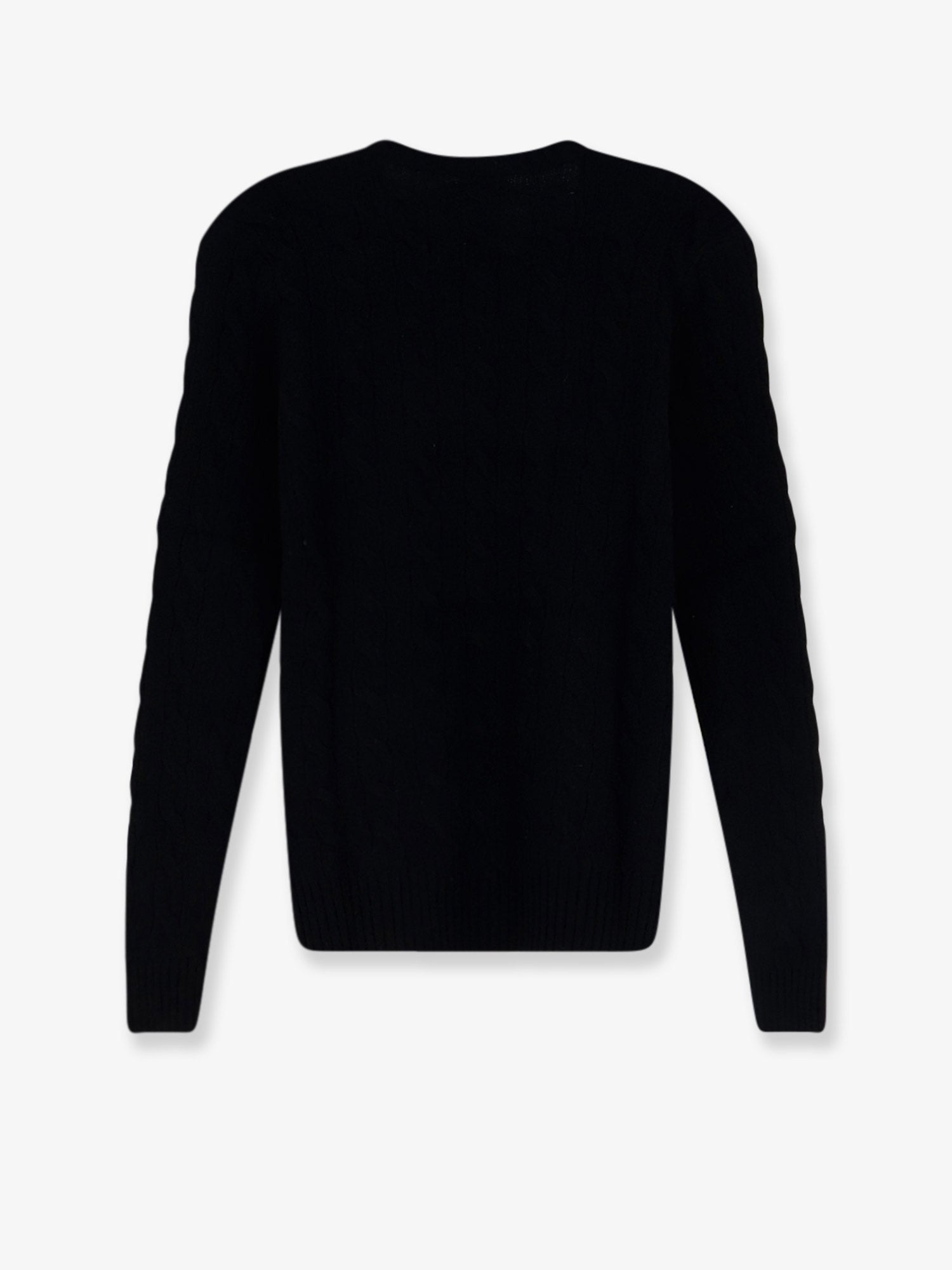 Polo Ralph Lauren Women's Wool and Cashmere Blend Sweater Black