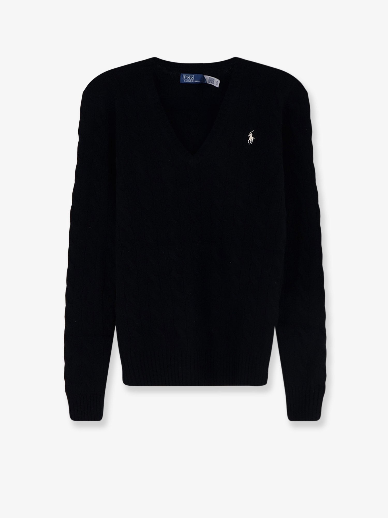 Polo Ralph Lauren Women's Wool and Cashmere Blend Sweater Black