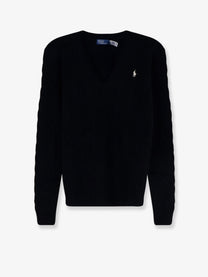 Polo Ralph Lauren Women's Wool and Cashmere Blend Sweater Black
