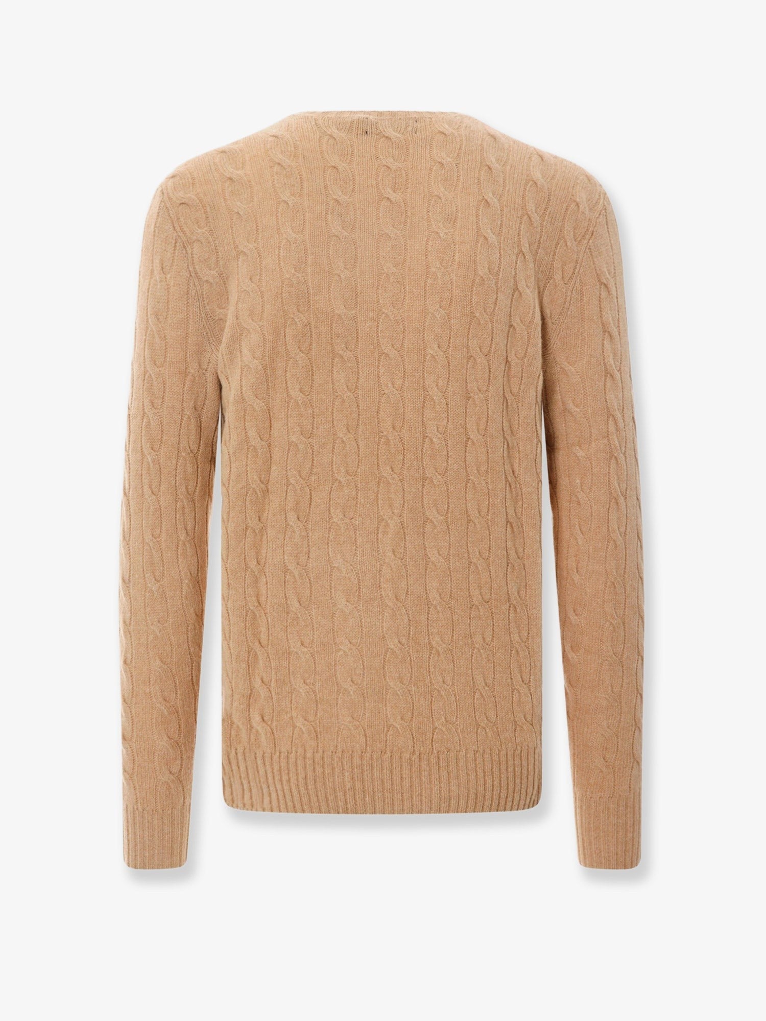 Polo Ralph Lauren Men's Wool and Cashmere Blend Sweater Beige