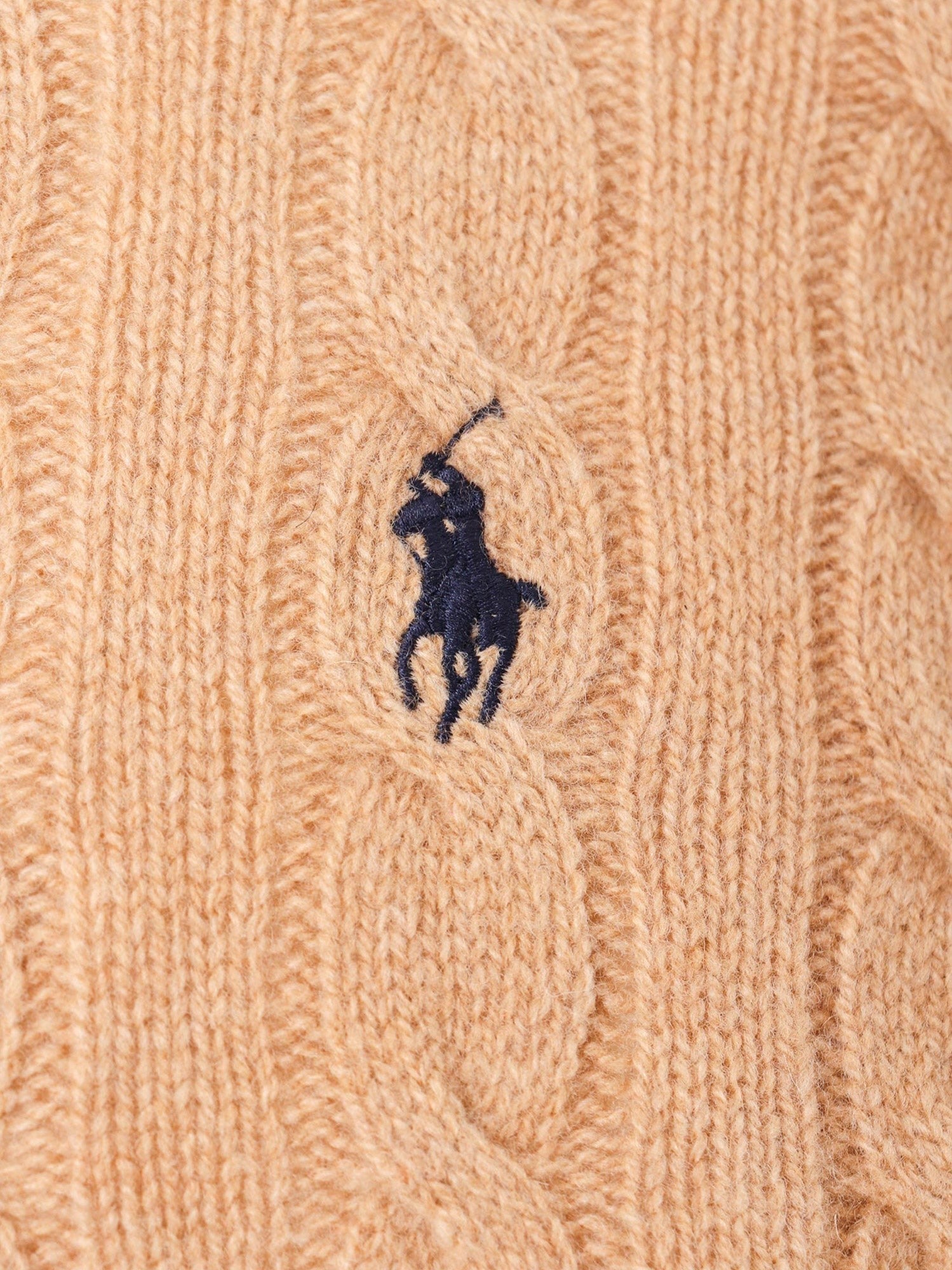 Polo Ralph Lauren Men's Wool and Cashmere Blend Sweater Beige