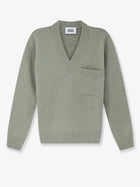 Alpha-Studio Men's Wool and Cashmere Blend Sweater SALVIA
