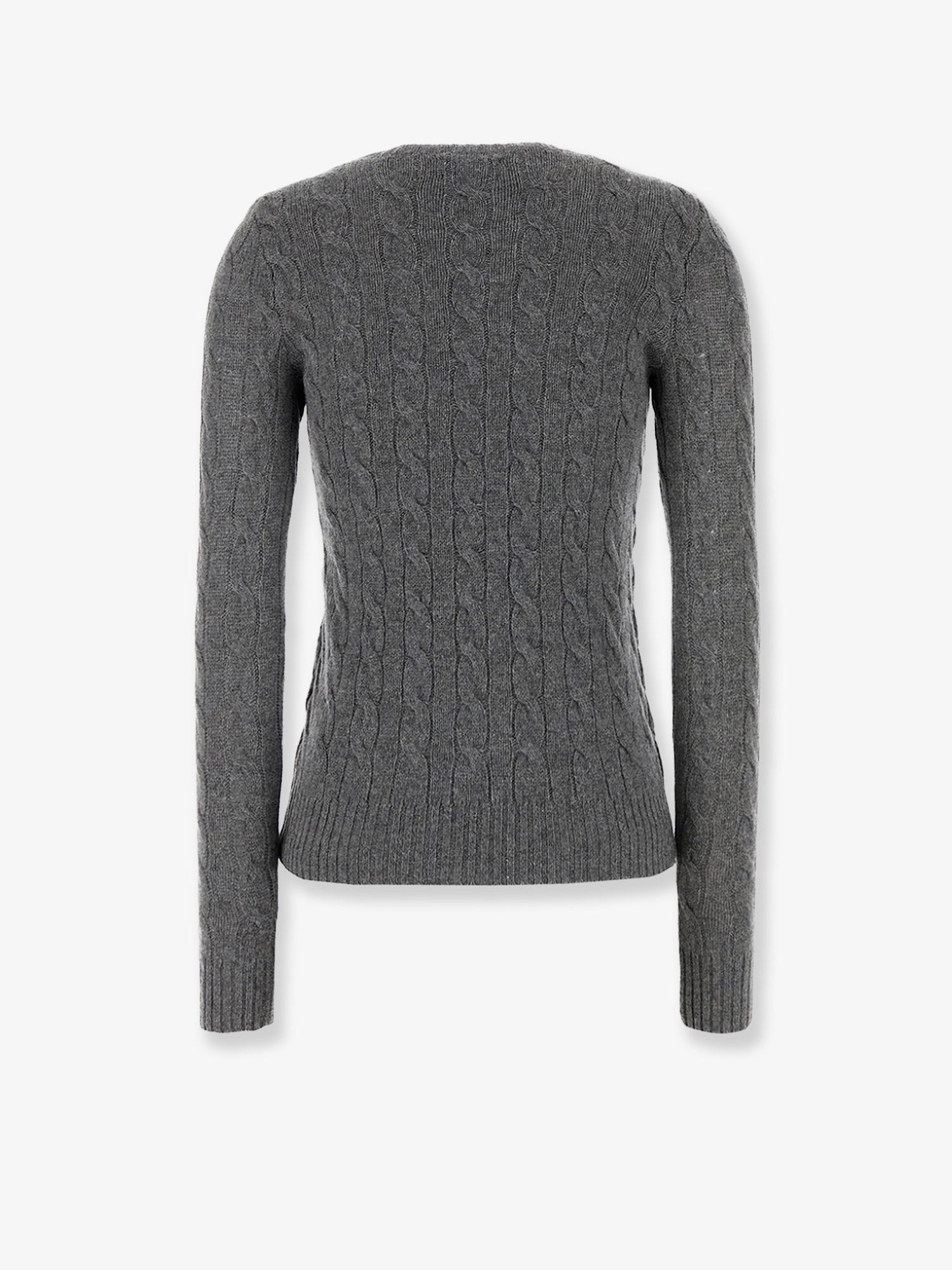 Polo Ralph Lauren Women's Wool and Cashmere Blend Sweater Grey