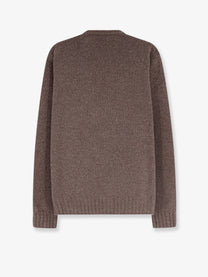 Alysi Women's Wool and Cashmere Blend Sweater Brown