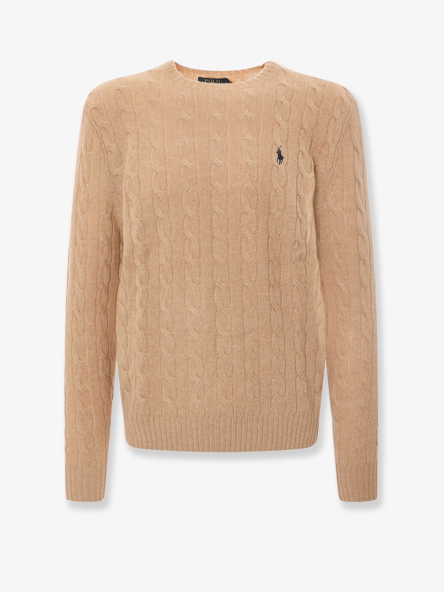 Polo Ralph Lauren Men's Wool and Cashmere Blend Sweater Beige