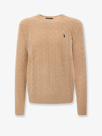 Polo Ralph Lauren Men's Wool and Cashmere Blend Sweater Beige