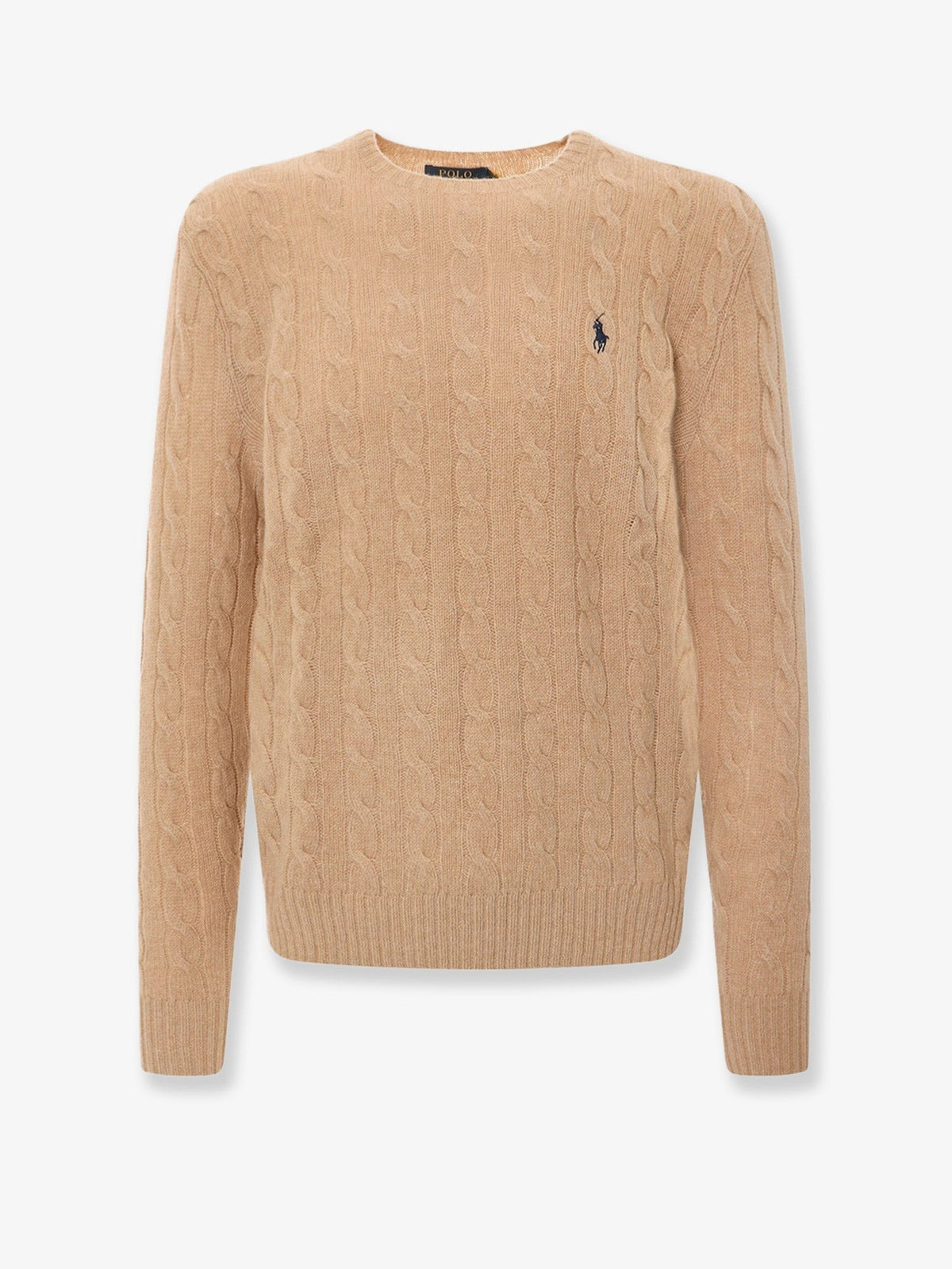Polo Ralph Lauren Men's Wool and Cashmere Blend Sweater Beige
