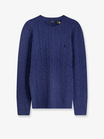 Polo Ralph Lauren Men's Wool and Cashmere Blend Sweater Brown