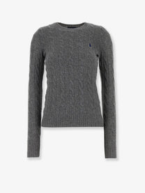 Polo Ralph Lauren Women's Wool and Cashmere Blend Sweater Grey
