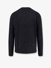 Polo Ralph Lauren Men's Wool and Cashmere Cable Knit Sweater Grey