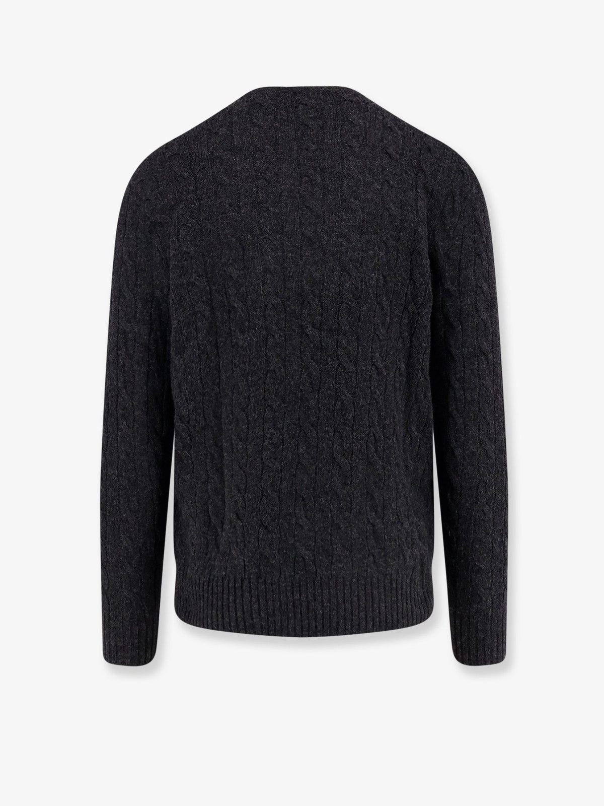 Polo Ralph Lauren Men's Wool and Cashmere Cable Knit Sweater Grey, view 2