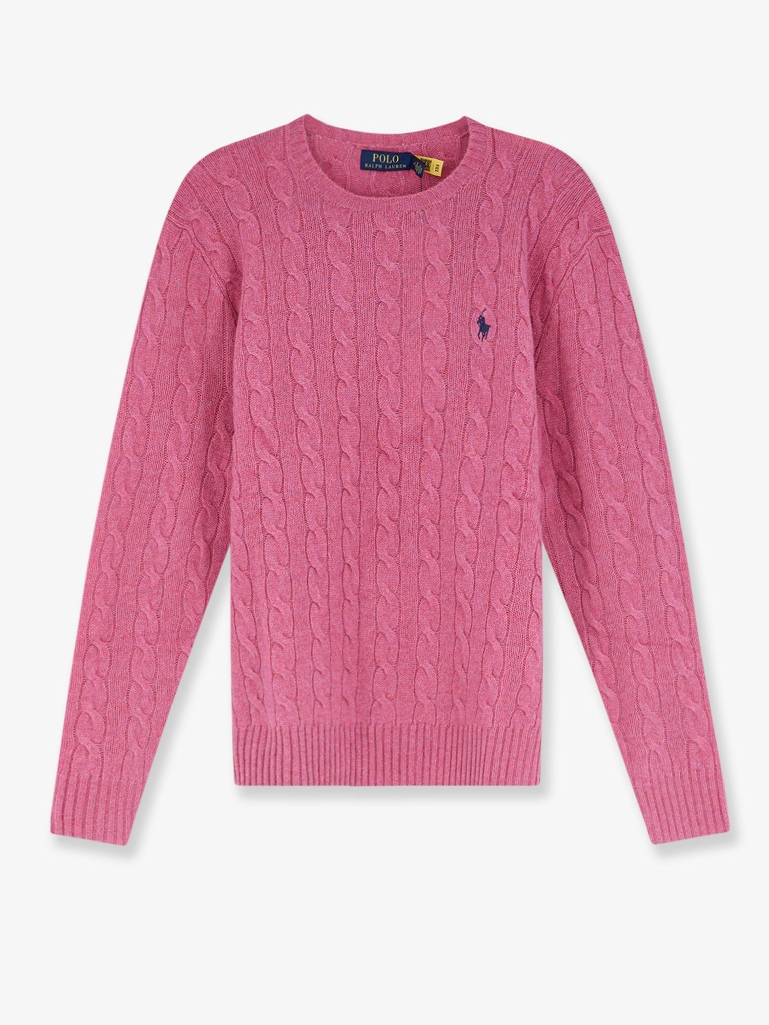 Polo Ralph Lauren Men's Wool and Cashmere Cable Knit Sweater Blue