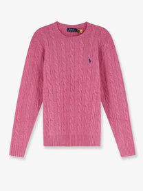 Polo Ralph Lauren Men's Wool and Cashmere Cable Knit Sweater Blue