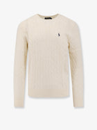 Polo Ralph Lauren Men's Wool and Cashmere Cable Knit Sweater White