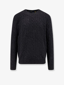 Polo Ralph Lauren Men's Wool and Cashmere Cable Knit Sweater Grey