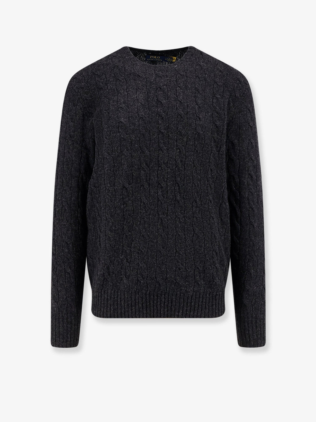 Polo Ralph Lauren Men's Wool and Cashmere Cable Knit Sweater Grey