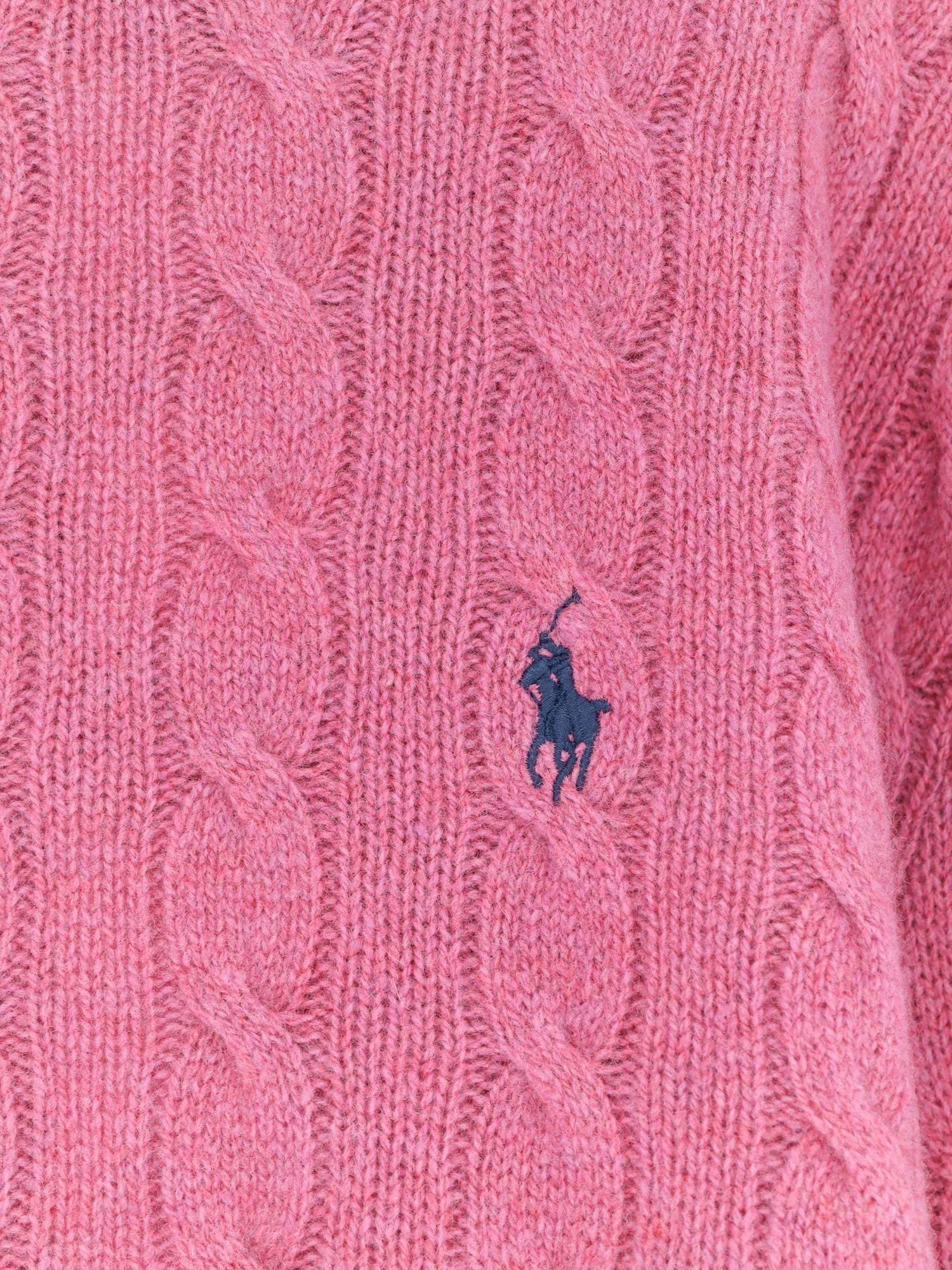Polo Ralph Lauren Men's Wool and Cashmere Cable Knit Sweater Blue