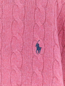 Polo Ralph Lauren Men's Wool and Cashmere Cable Knit Sweater Blue