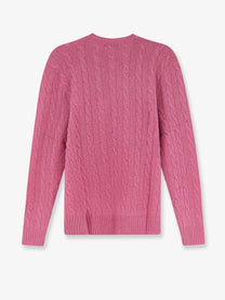 Polo Ralph Lauren Men's Wool and Cashmere Cable Knit Sweater Blue