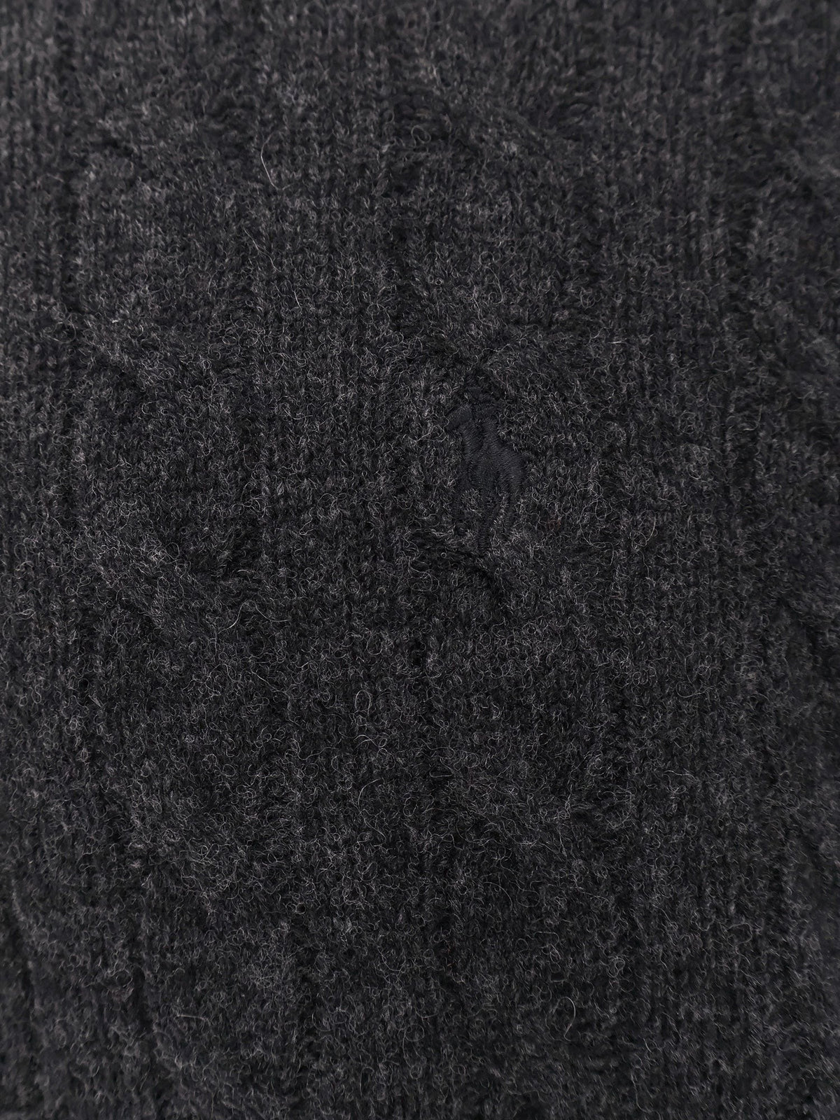 Polo Ralph Lauren Men's Wool and Cashmere Cable Knit Sweater Grey, view 3