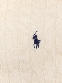 Polo Ralph Lauren Men's Wool and Cashmere Cable Knit Sweater White