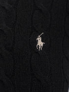 Polo Ralph Lauren Women's Wool and Cashmere Cable Knit Sweater Black, view 3