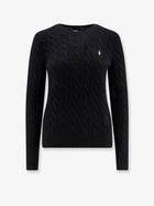 Polo Ralph Lauren Women's Wool and Cashmere Cable Knit Sweater Black