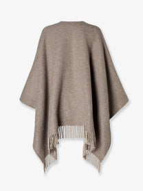 Fendi Women's Wool and Cashmere Cape Gold