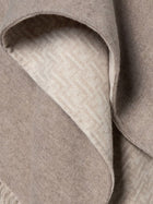 Fendi Women's Wool and Cashmere Cape Gold