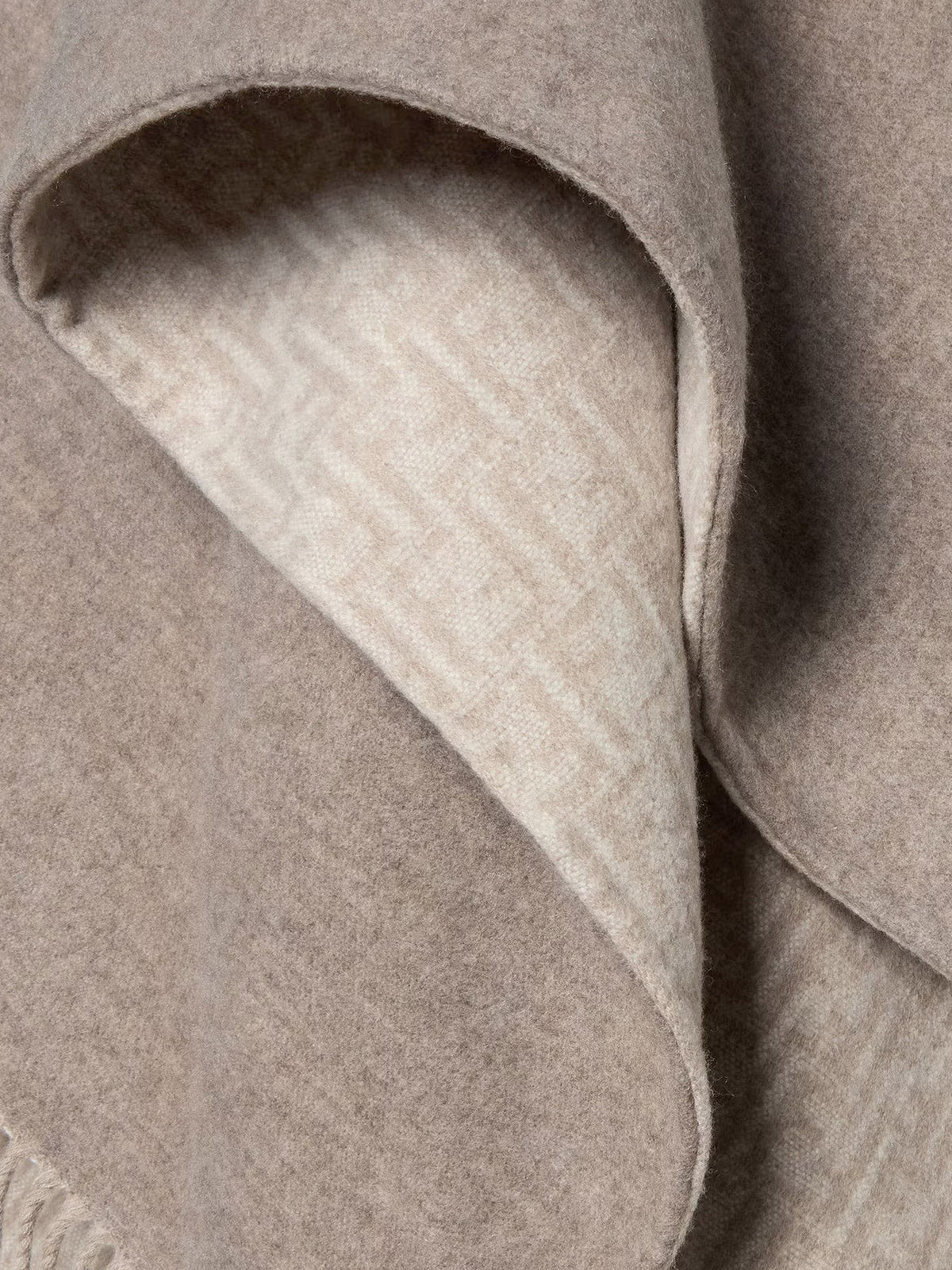 Fendi Women's Wool and Cashmere Cape Gold